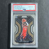 2020-21 Panini Prizm #272 Kira Lewis Jr. Signed Card AUTO 10 PSA Slabbed Pelicans