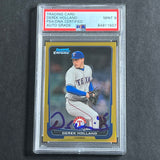 2012 Bowman Chrome #60 Derek Holland Signed Card PSA Slabbed Auto 9 Rangers