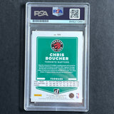 2021-22 Panini Donruss #135 Chris Boucher Signed Card AUTO PSA Slabbed Raptors
