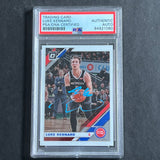 2019-20 Panini Optic #126 Luke Kennard Signed Rookie Card AUTO PSA Slabbed Pistons