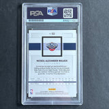 2019-20 Panini Chronicles #122 Nickeil Alexander-Walker Signed Card AUTO PSA Slabbed Pelicans