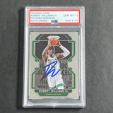 2021-22 Panini Prizm #162 Robert Williams III Signed Card PSA Slabbed Auto Grade 10 Celtics