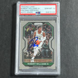 2020-21 Panini Prizm #35 Robert Williams III Signed Card PSA Slabbed Auto Grade 10 Celtics