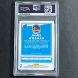 2020 Panini Hoops #152 Green Pulsar JAMES WISEMAN Signed Card PSA Slabbed RC Warriors