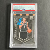 2019-20 Panini Crown Royale #HT-KJ Keldon Johnson Signed Card PSA Slabbed Spurs