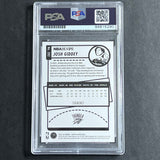 2021-22 NBA Hoops #202 Josh Giddey Signed Card PSA Slabbed RC Thunder