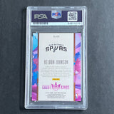 2019-20 Panini Court Kings #69 Keldon Johnson Signed Card Auto Grade 10 PSA Slabbed Spurs RC