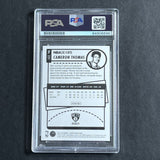 2021-22 Panini Hoops #231 Cameron Thomas Signed Card PSA/DNA Encapsulated