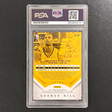 2013-14 Panini Prestige #65 George Hill Signed Card AUTO PSA/DNA Slabbed Pacers