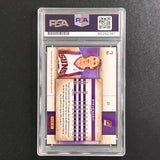 2010 Panini America #31 Steve Nash Signed Card AUTO 10 PSA Slabbed Suns