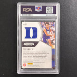 2020 Panini Green Prizm Draft Picks #37 Tre Jones Signed Card AUTO 10 PSA/DNA Slabbed RC Duke