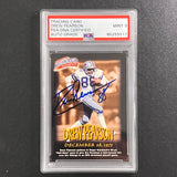 1997 Fleer #39/50 Drew Pearson Signed Card Mint 9 PSA Slabbed Cowboys