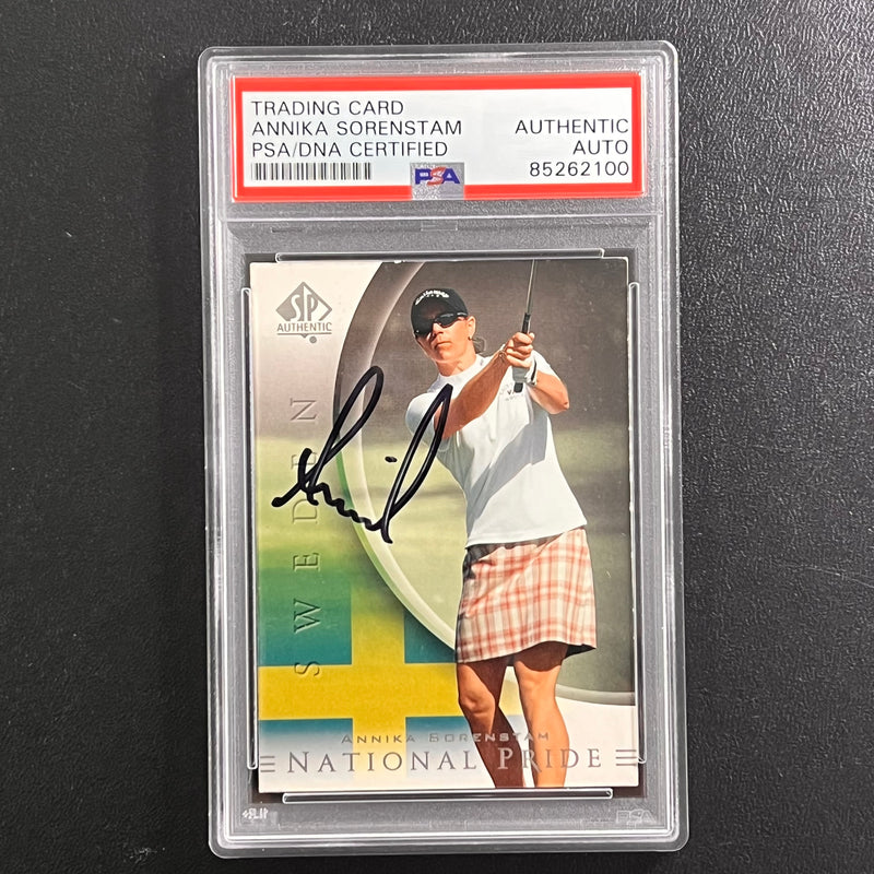 2004 Upper Deck SP Authentic #53 Annika Sorenstam Signed Card AUTO PSA/DNA Autographed Slabbed Golf