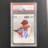 2013 Leaf Rize Draft #36 AARON JUDGE Signed Card PSA Slabbed Yankees