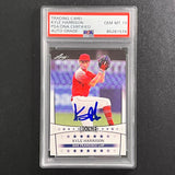 2020 Leaf #ST-59 Kyle Harrison signed card PSA AUTO 10 Slabbed Giants RC