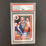 2021-22 Panini Hoops #171 Ricky Rubio Signed Card AUTO PSA Slabbed Cavs