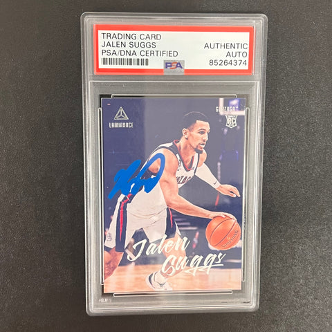 2021 Panini Chronicles #78 Jalen Suggs Signed Card AUTO PSA Slabbed RC Gonzaga