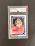 2021-22 Panini Donruss #241 Aaron Wiggins AUTO PSA/DNA Encapsulated RC Thunder