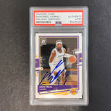 2020-21 NBA Panini Donruss Optic #56 Montrezl Harrell Signed Card AUTO PSA Slabbed Lakers