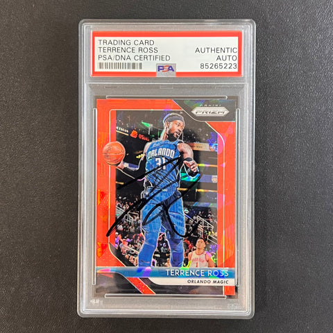 2018-19 Panini Prizm #149 Terrence Ross Signed Card AUTO PSA Slabbed Magic