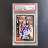 2008-09 Fleer Basketball #43 Samuel Dalembert Signed Card AUTO PSA Slabbed 76ers