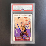 2015-16 NBA Hoops #70 Timofey Mozgov Signed AUTO PSA Slabbed Cavaliers