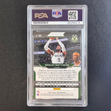 2020-21 Panini Prizm #168 Wesley Matthews Signed Card AUTO PSA Slabbed Bucks