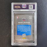 2017-18 Panini Donruss Rated Rookie #170 Frank Jackson Signed Card AUTO PSA Slabbed Pelicans