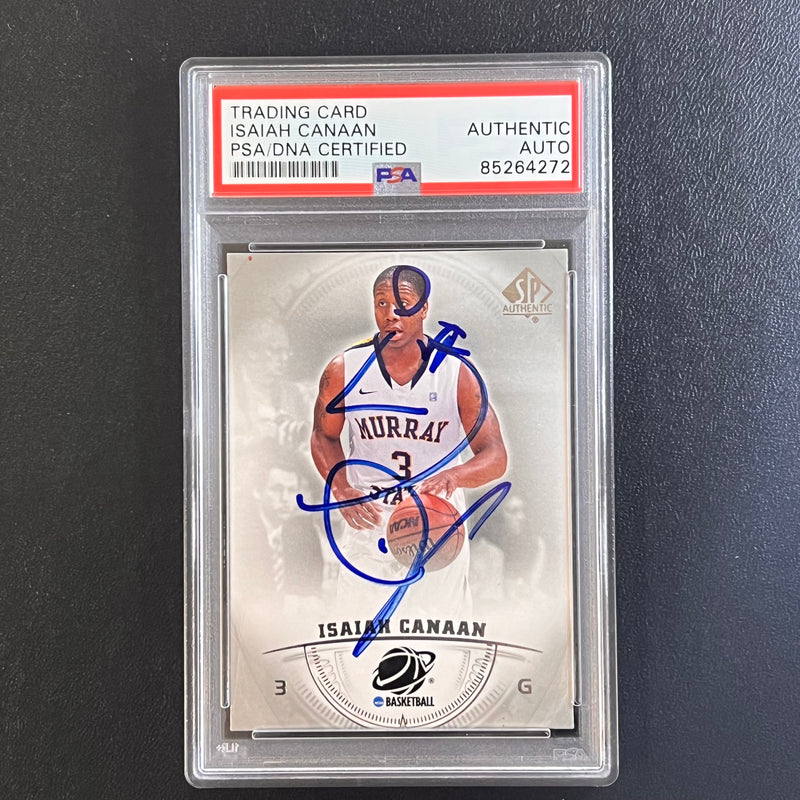 2013-14 Upper Deck SP Authentic #31 Isaiah Canaan Signed Card AUTO PSA Slabbed Murray State