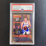 2011-12 Panini Rookie of the Year Contenders #8 Cole Aldrich Signed Card AUTO PSA Slabbed Thunder