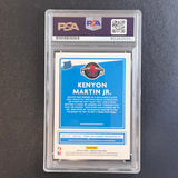 2020-21 Panini Donruss Rated Rookie #224 Kenyon Martin Jr. Signed Card AUTO PSA Slabbed Rockets