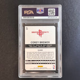 2015-16 Panini Complete #33 Corey Brewer Signed Card AUTO PSA Slabbed Rockets