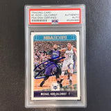 2017-18 PANINI HOOPS #76 MICHAEL KIDD-GILCHRIST Signed Card AUTO PSA Slabbed Hornets