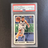 2003-04 Fleer Tradition #220 Wally Szczerbiak Signed Card AUTO PSA Slabbed Minnesota Timberwolves