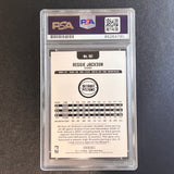 2017-18 Panini Hoops #167 Reggie Jackson Signed Card Auto PSA/DNA Slabbed Pistons