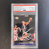 1999 NBA Upper Deck #108 Mario Elie Signed Card AUTO PSA Slabbed Spurs