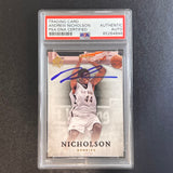 2012-13 Upper Deck SPA Basketball #44 Andrew Nicholson Signed Card AUTO PSA Slabbed St. Bonaventure