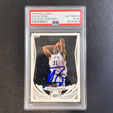 2004-05 Topps #135 Malik Rose Signed Card AUTO PSA/DNA Slabbed Spurs