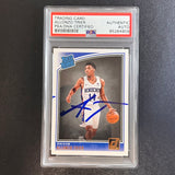 2018-19 Donruss Rated Rookie #175 Allonzo Trier Signed Card AUTO PSA/DNA Slabbed RC Knicks