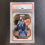 2021-22 Panini Prizm #96 Ricky Rubio Signed Card AUTO PSA Slabbed Cavaliers