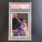 1995 Upper Deck Collector's Choice #307 Jamal Mashburn Signed Card PSA Slabbed Mavericks