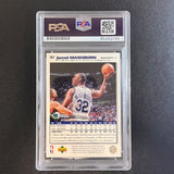 1995 Upper Deck Collector's Choice #307 Jamal Mashburn Signed Card PSA Slabbed Mavericks