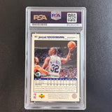 1995 Upper Deck Collector's Choice #307 Jamal Mashburn Signed Card PSA Slabbed Mavericks