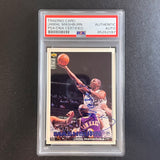 1995 Upper Deck Collector's Choice #307 Jamal Mashburn Signed Card PSA Slabbed Mavericks