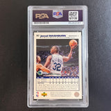 1995 Upper Deck Collector's Choice #307 Jamal Mashburn Signed Card PSA Slabbed Mavericks