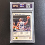 1995 Upper Deck Collector's Choice #307 Jamal Mashburn Signed Card PSA Slabbed Mavericks