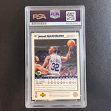 1995 Upper Deck Collector's Choice #307 Jamal Mashburn Signed Card PSA Slabbed Mavericks