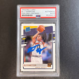 2020-21 Panini Donruss Rated Rookie #237 RJ Hampton Signed Auto Card PSA/DNA Slabbed RC Nuggets