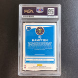 2020-21 Panini Donruss Rated Rookie #237 RJ Hampton Signed Auto Card PSA/DNA Slabbed RC Nuggets