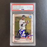 2020 Topps Bowman Chrome #BD-89 Geraldo Perdomo Signed Card PSA Slabbed AUTO Diamondbacks